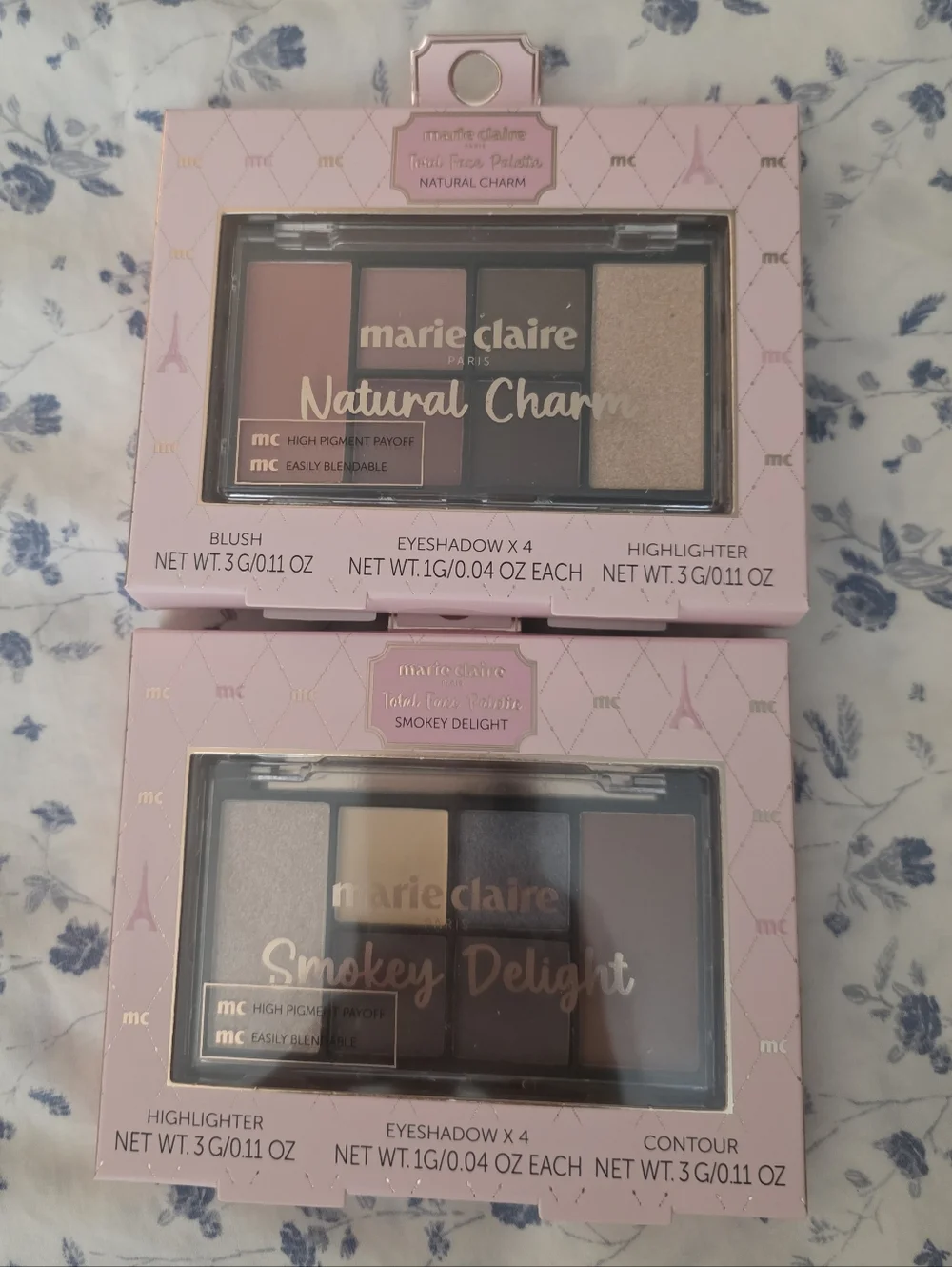 Natural Charm Eyeshadow & Smokey Delight Palette Bundle Duo Marie Claire
